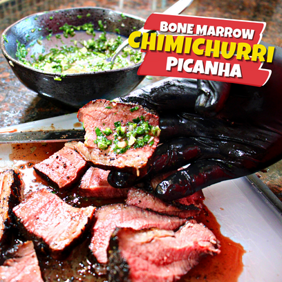 Image of Bone Marrow Chimichurri Picanha Steak