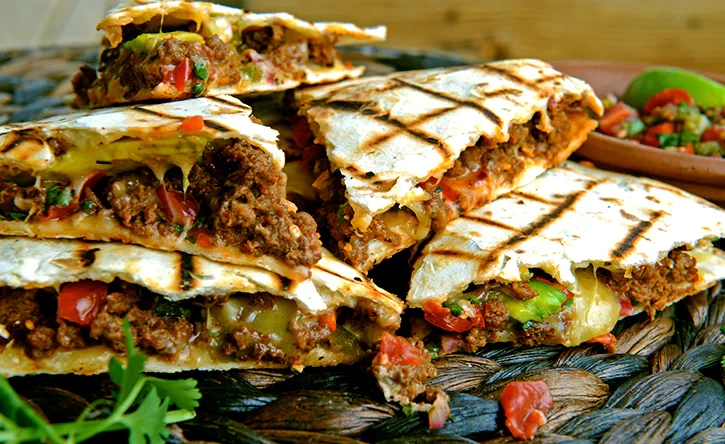 Buffalo Chorizo Quesadillas