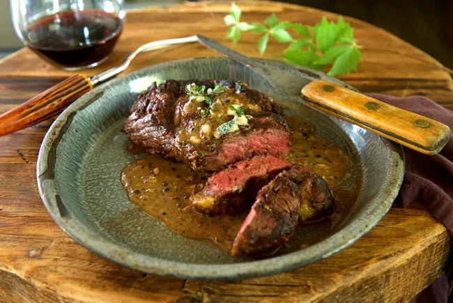 Image of Grilled 14 oz. Ribeye with Gorgonzola Port Sauce