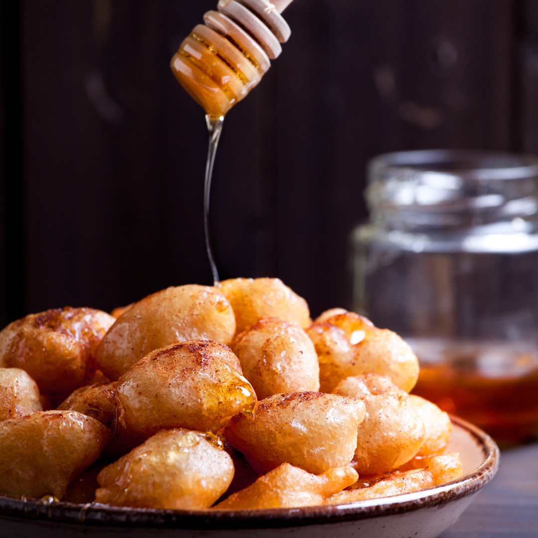 Honey Greek Doughnuts