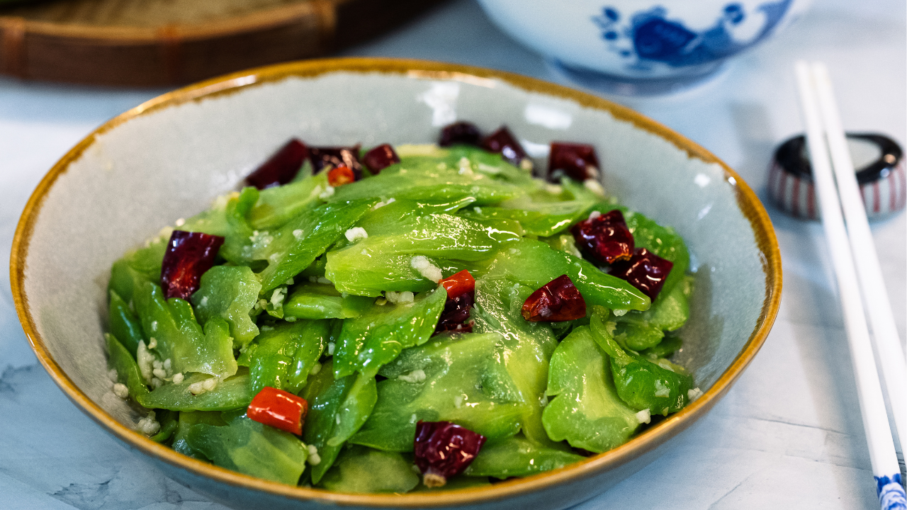 Image of Garlic Stir Fry Bitter Melon (蒜蓉炒苦瓜)