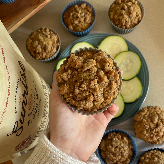 Image of Zucchini Crunch Muffin Recipe