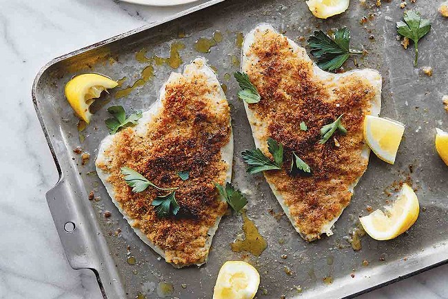 Image of Lemon Sole Oreganata