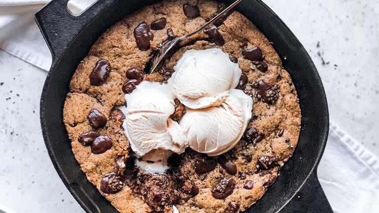 Image of Chocolate Chip Cookie Skillet Recipe