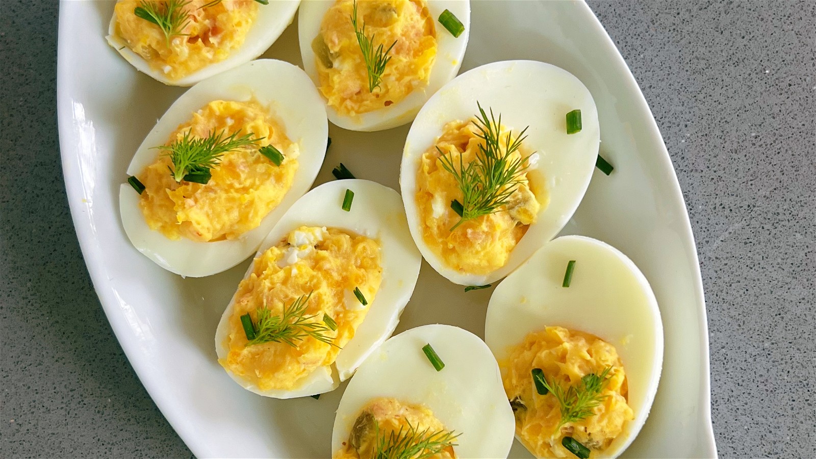 Image of Smoked Salmon Deviled Eggs