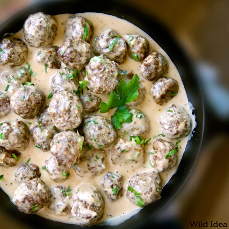 Easy Old-Fashioned Swedish Meatballs - Wildflour's Cottage Kitchen