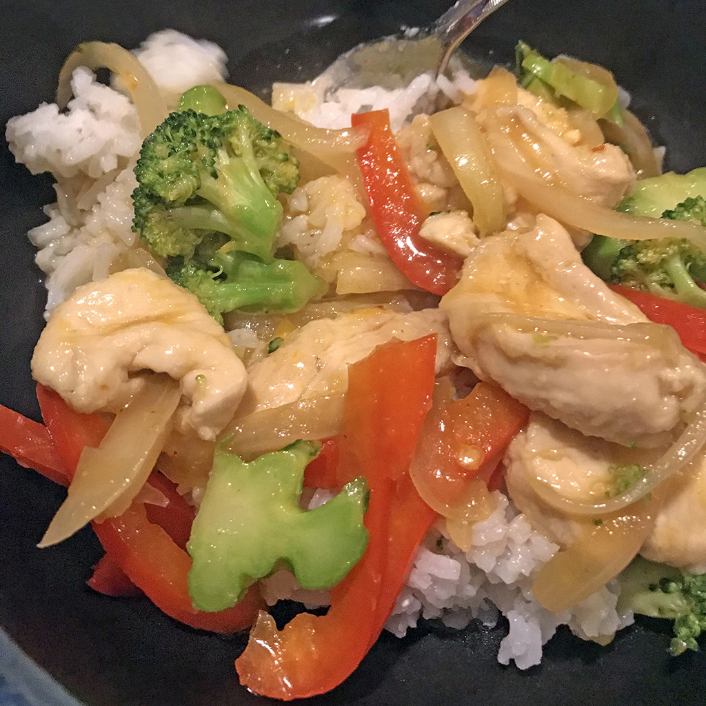 Orange Chicken with Vegetables