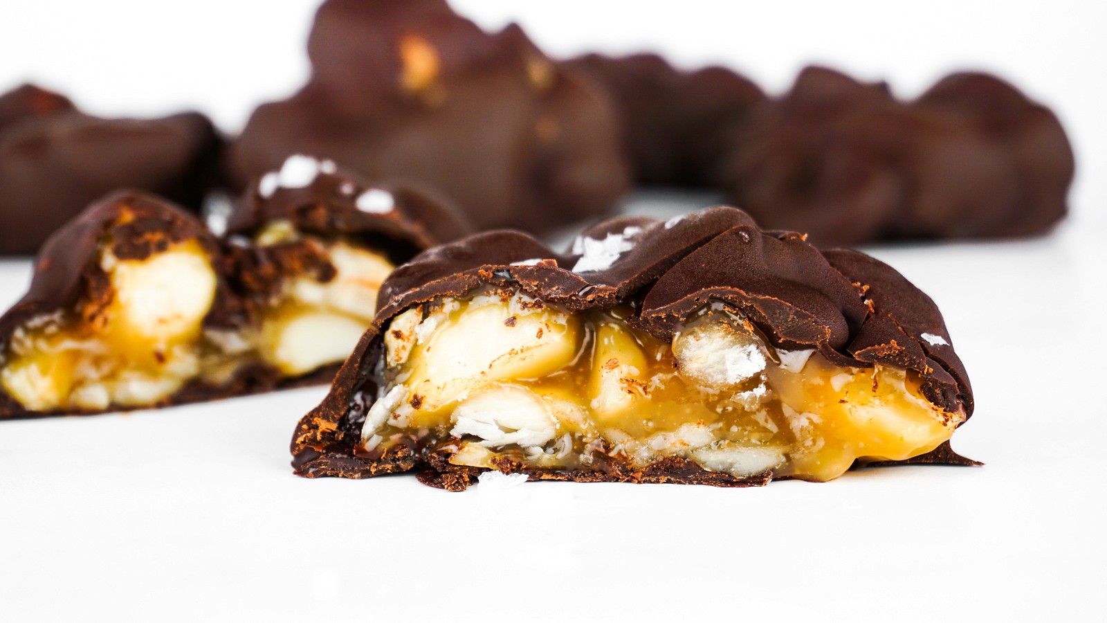 Image of Sticky Caramel and Macadamia Clusters