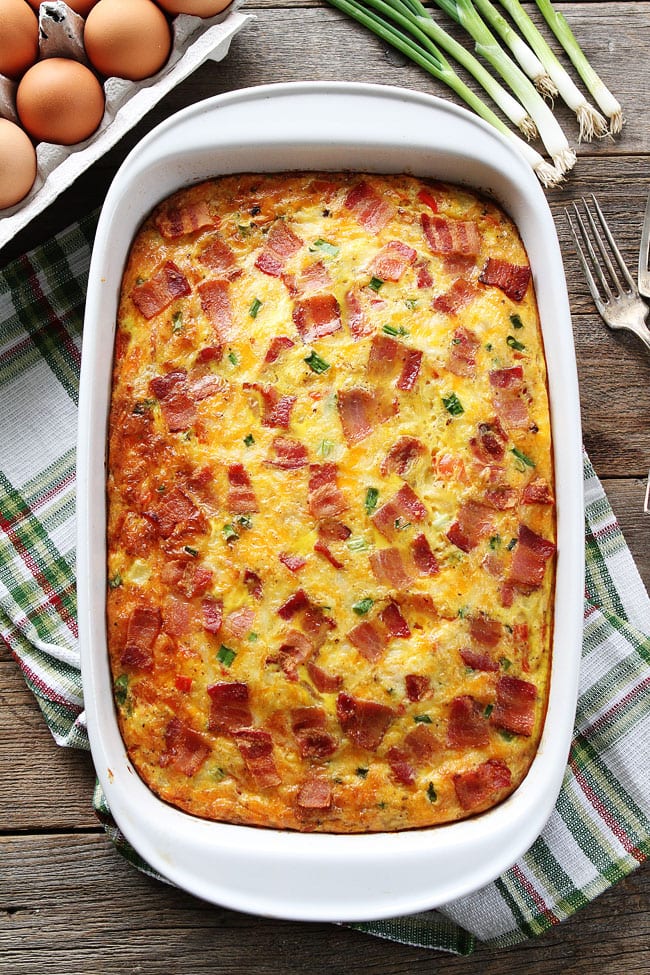 Kitcheneez Bacon Egg Casserole (Christmas Morning Casserole)