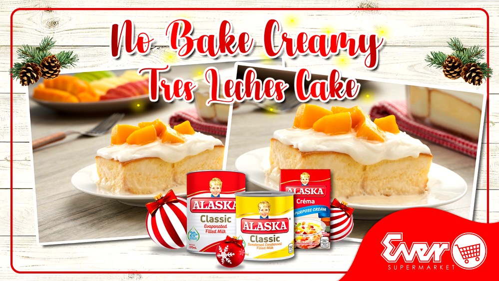 Image of Alaska No Bake Creamy Tres Leches Cake