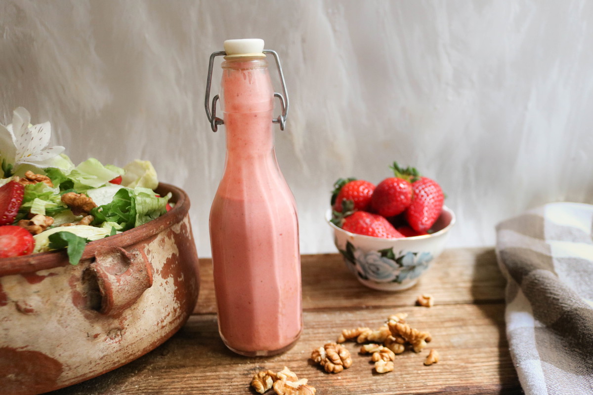 Recipe-56-Strawberry Olive Oil Creamy Dressing