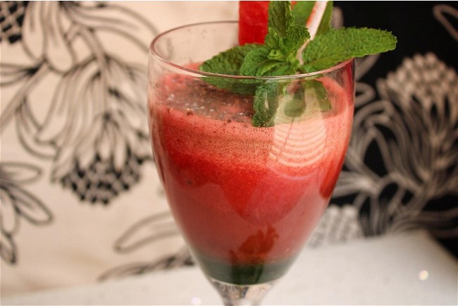 Image of WATERMELON CHIA CLEAN GREEN MOJITO