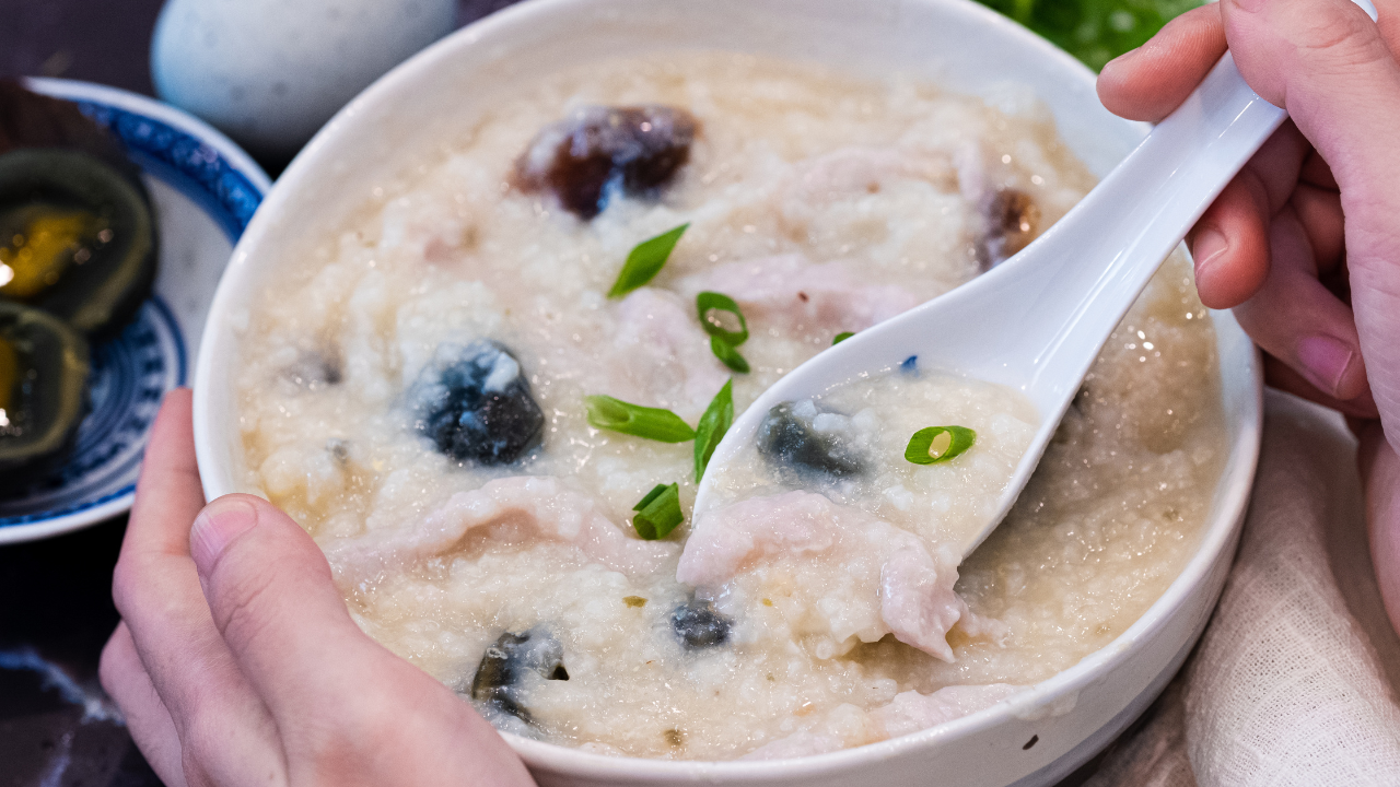 Image of Pork & Century Egg Congee Recipe (皮蛋瘦肉粥)