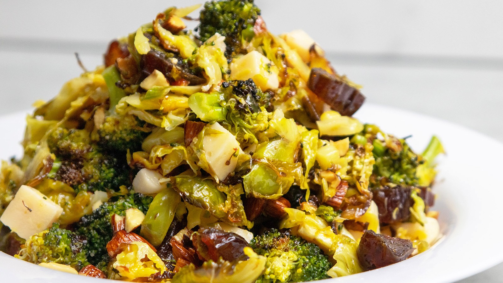 Roasted Broccoli and Brussels Salad-image