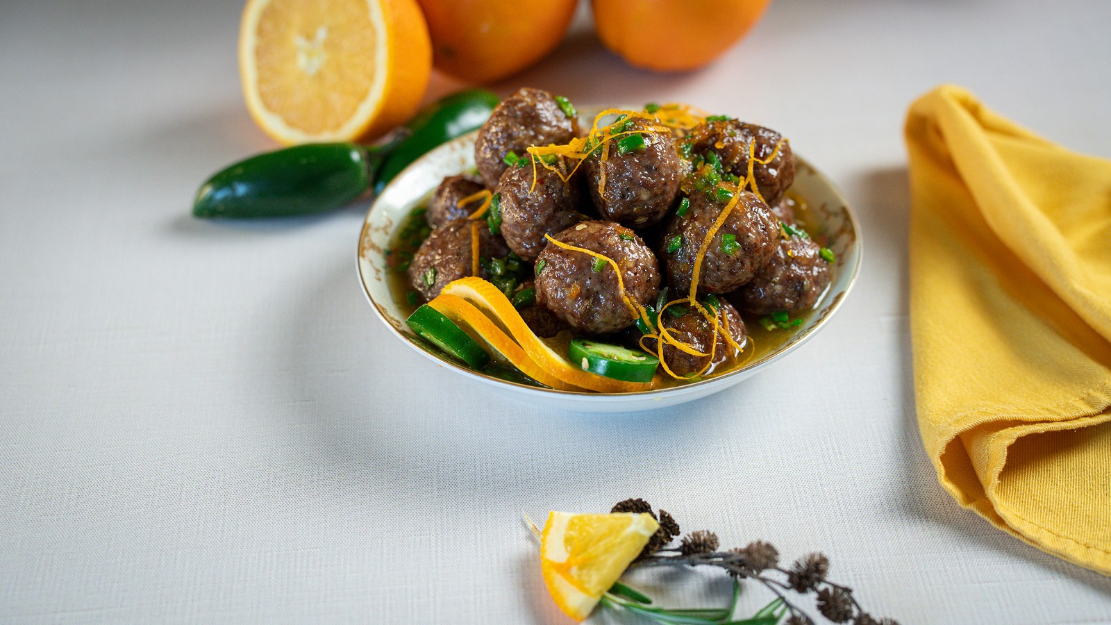 Image of Orange Glazed Meatballs