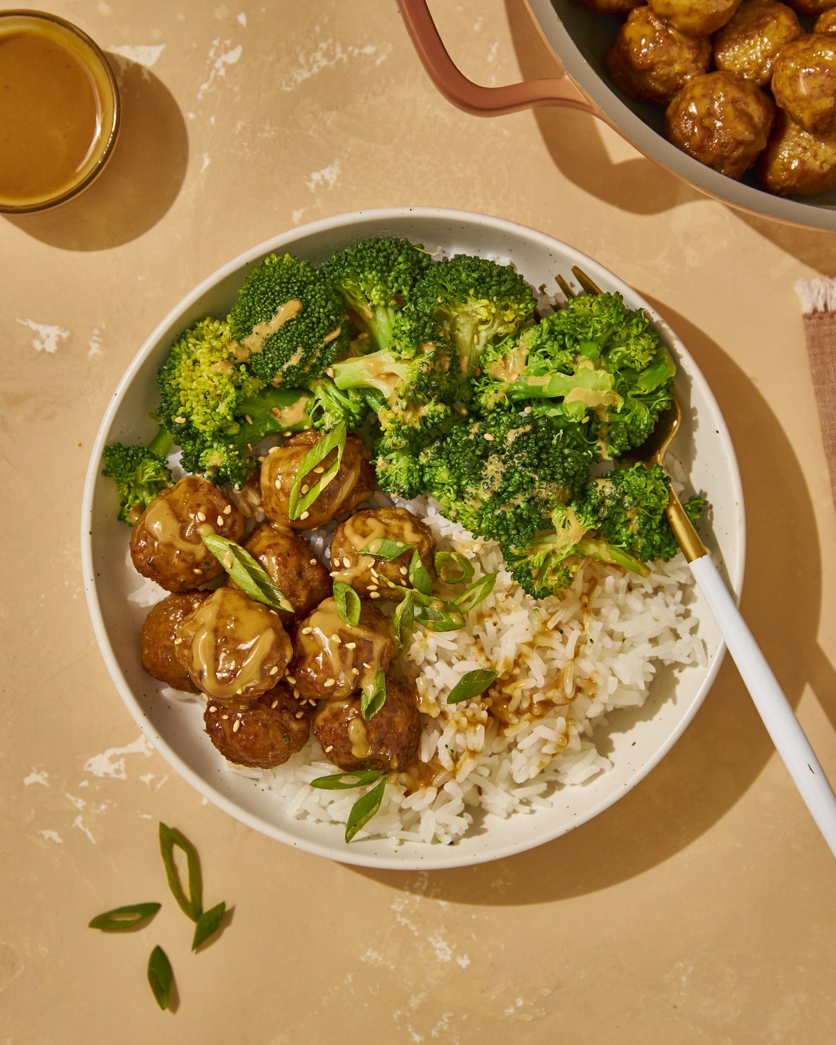 Creamy Sesame Meatballs
