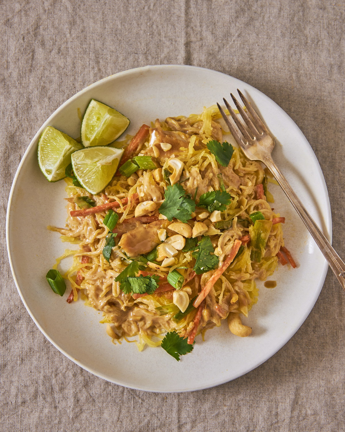 Creamy Sesame Spaghetti Squash