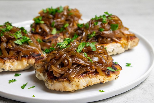 Image of Pork With Caramelized Onion Marmellata