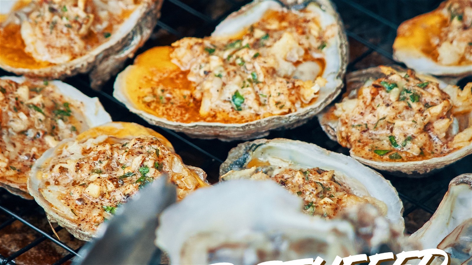 Image of Crab Stuffed Grilled Oysters