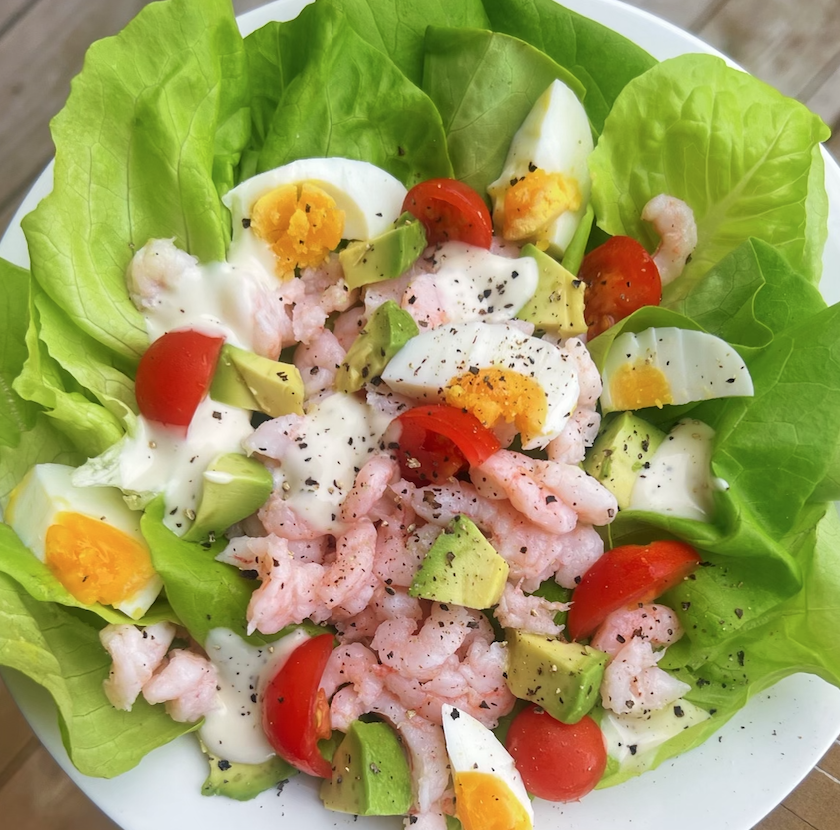 Image of Butter Lettuce Salad with Shrimp