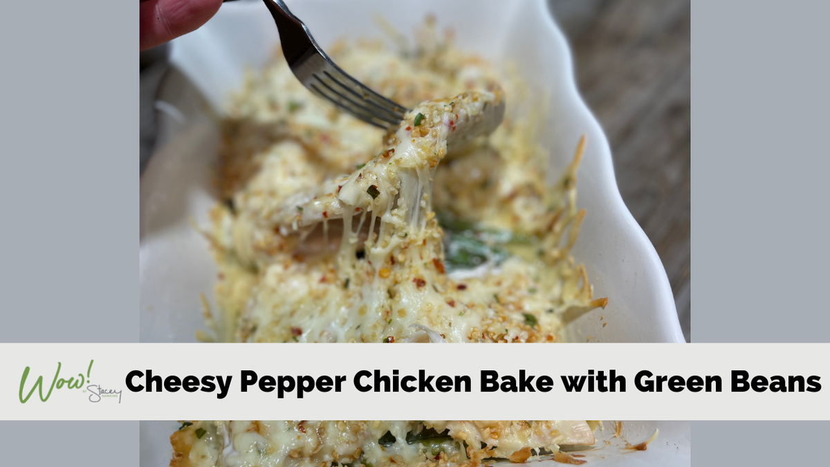 Cheesy Pepper Chicken Bake