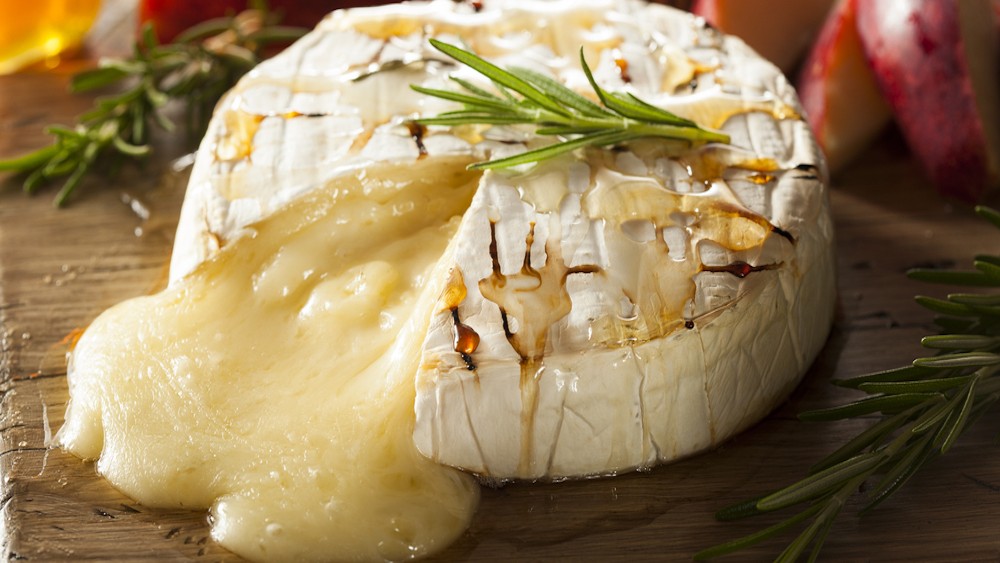 Image of Baked Brie with Honey and Fresh Herbs