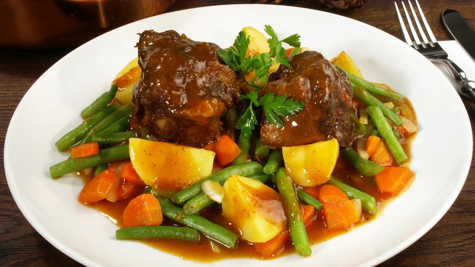 Image of Red Wine Braised Oxtails
