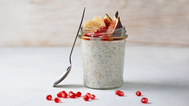 Image of Spiced Tahini and Fig Overnight Oats