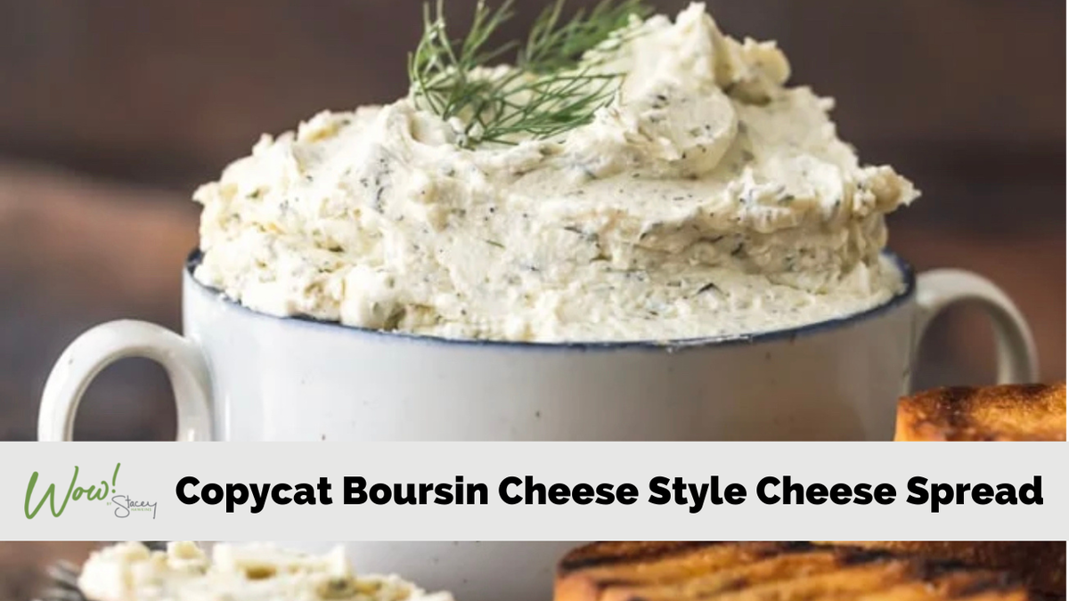 Copycat Boursin Cheese Style Cheese Spread
