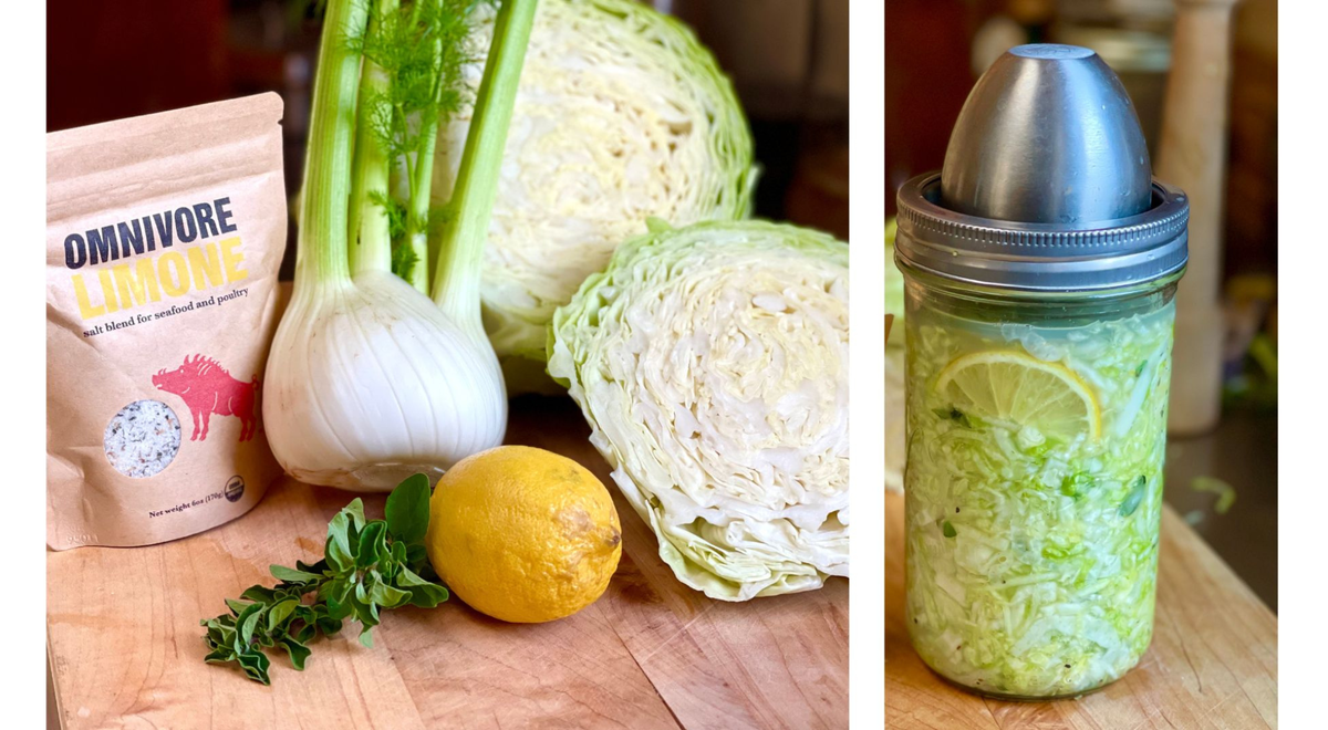 Fennel Sauerkraut with Lemon