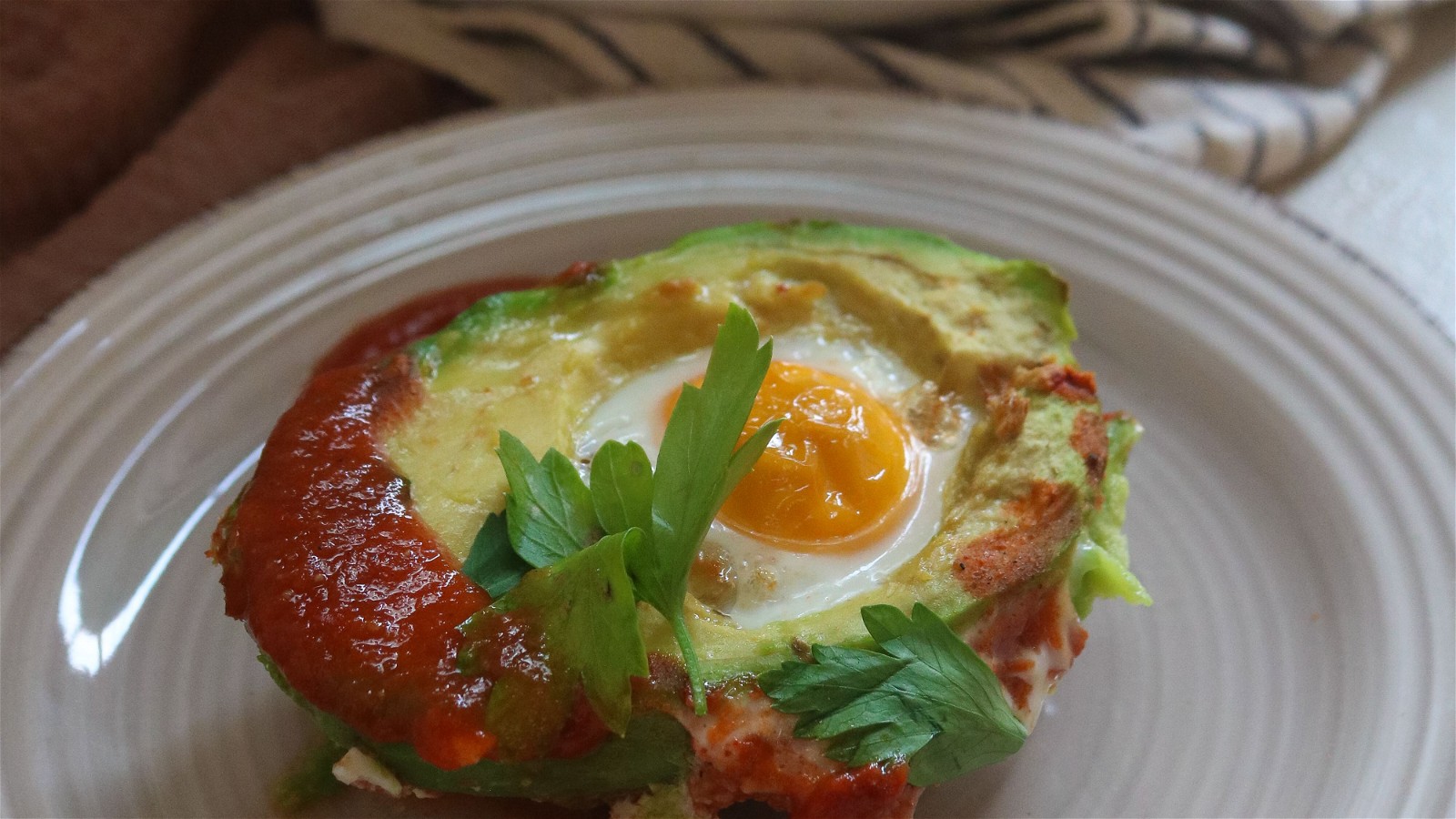 Image of Recipe-333-Avocado Shakshuka in a Homemade Tomato Sauce