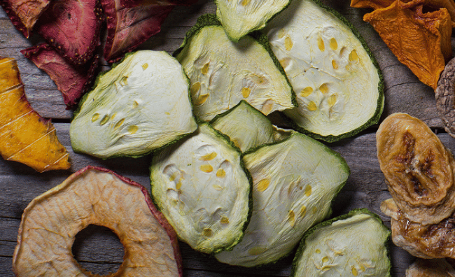 Image of Homemade Dehydrated Zucchini Chips
