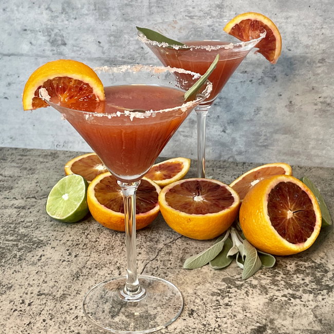 Image of blood orange margaritas