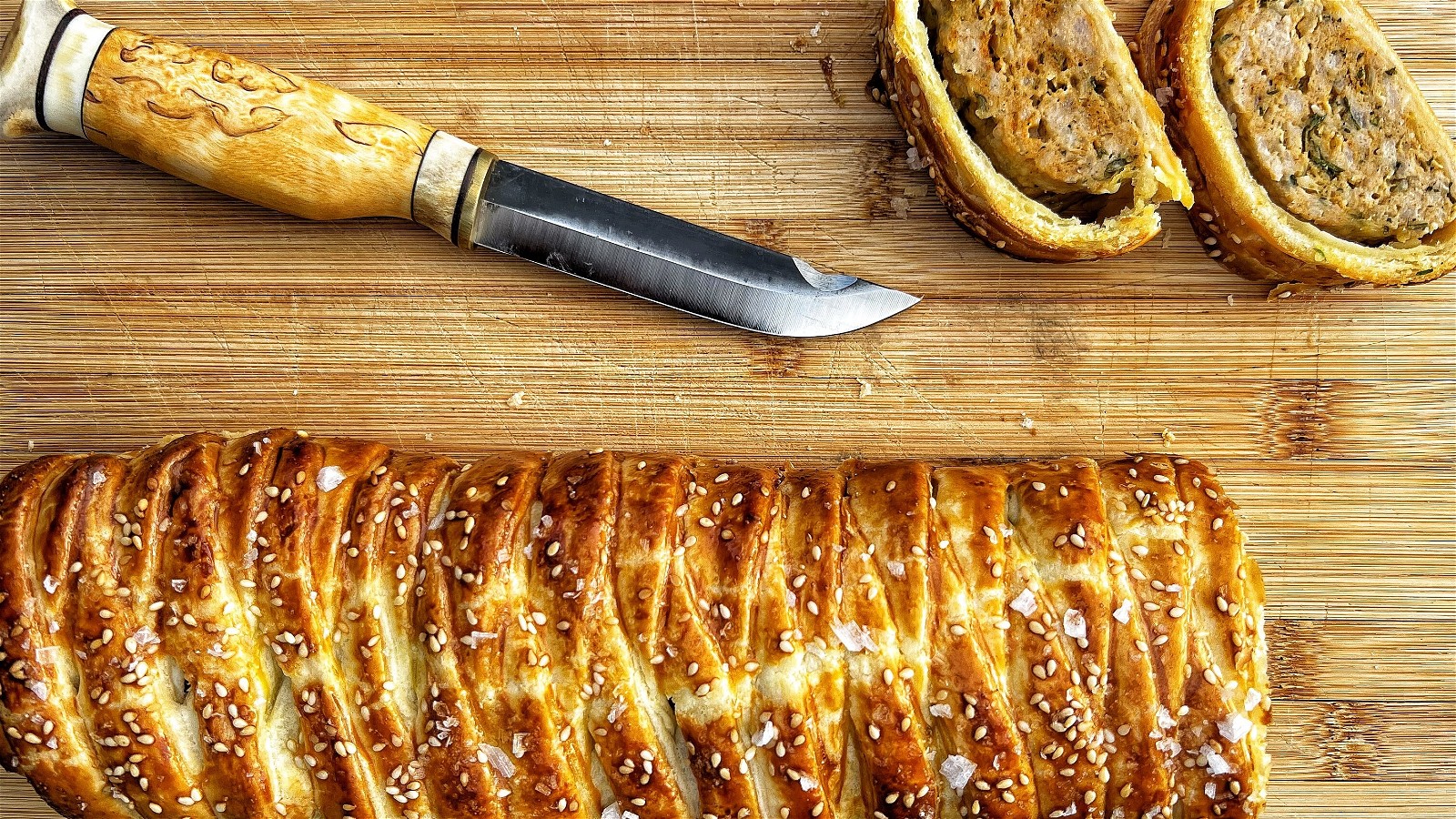 Image of Giant Honey Chilli Sausage Roll