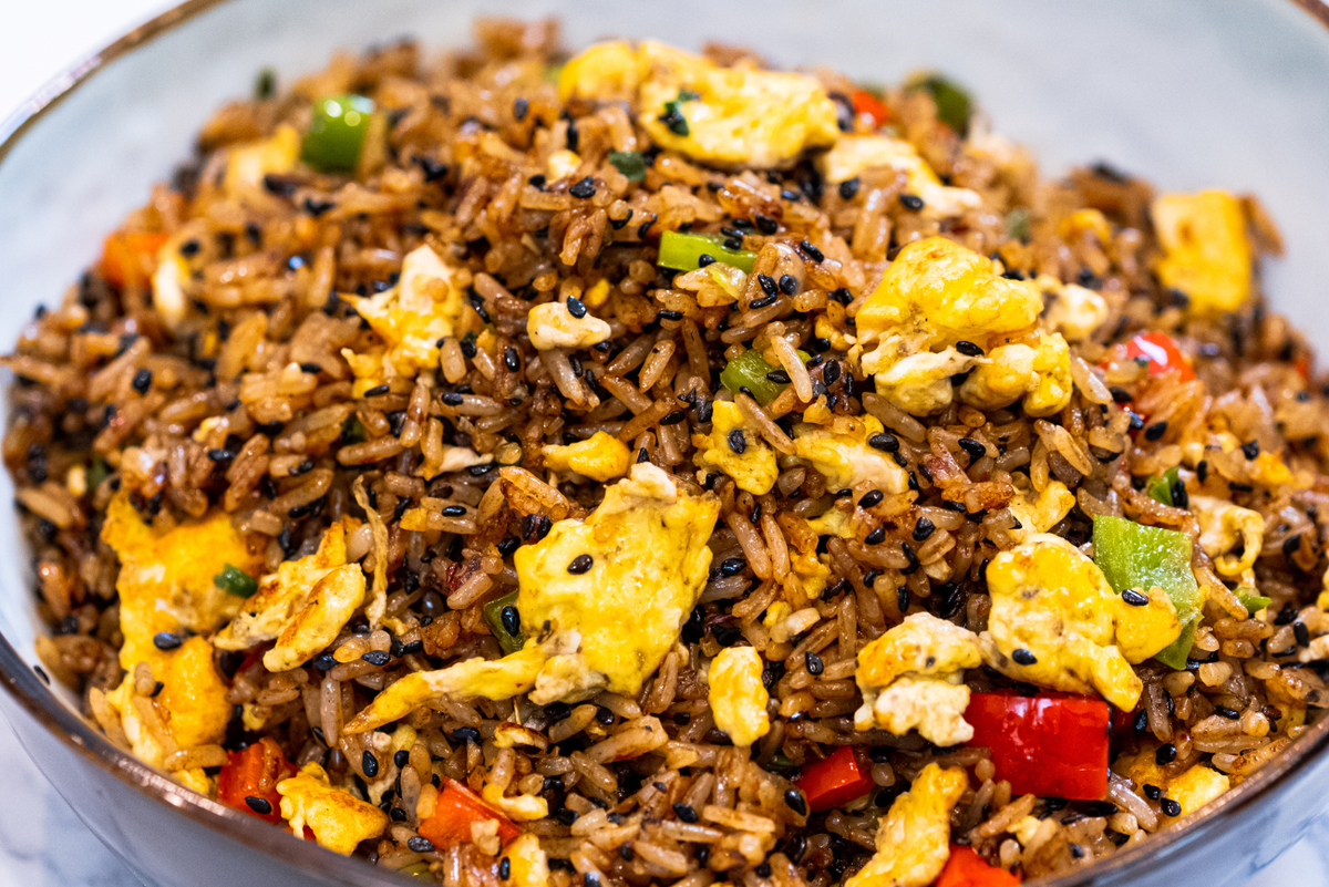 Sesame Egg Fried Rice