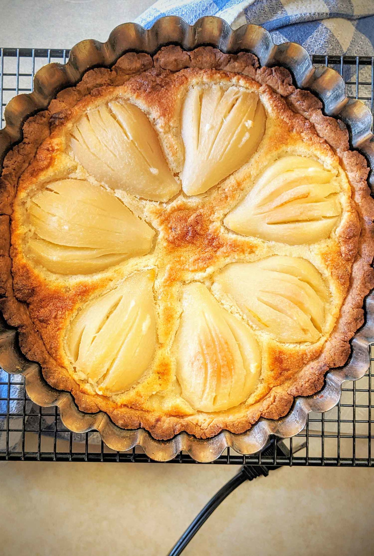 Pear Frangipane Tart