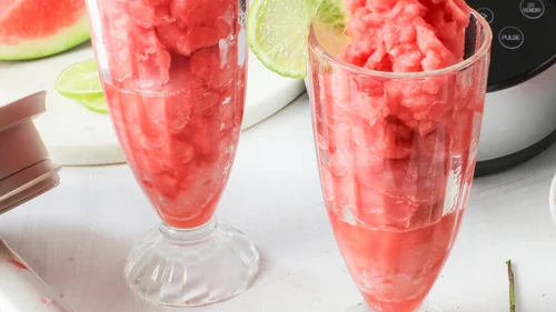 Image of Summer loving watermelon slushy recipe