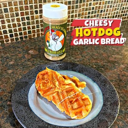 Image of Cheesy Hotdog Garlic Bread