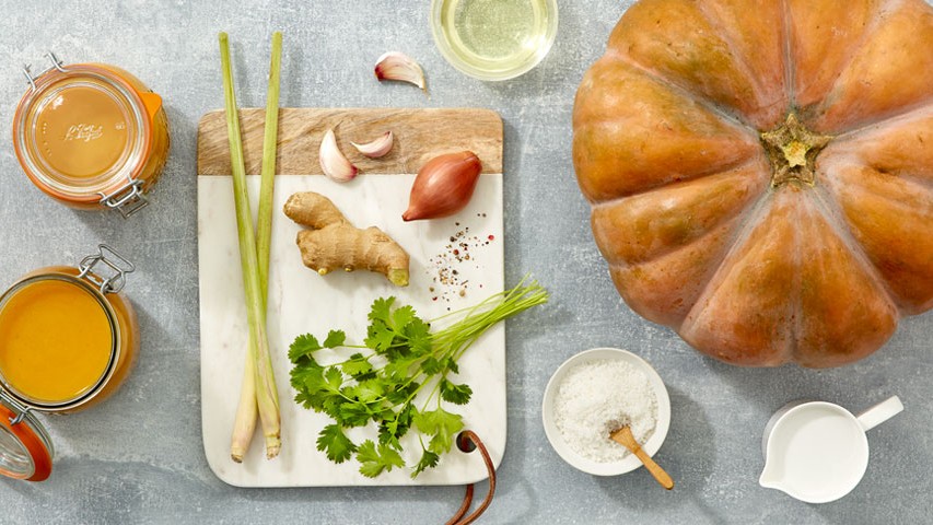 Image of Pumpkin & Lemongrass Soup