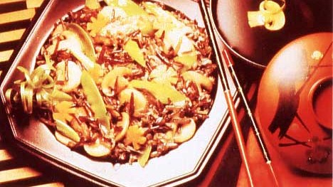 Image of Stir Fry Wild Rice, Snow Peas and Pork