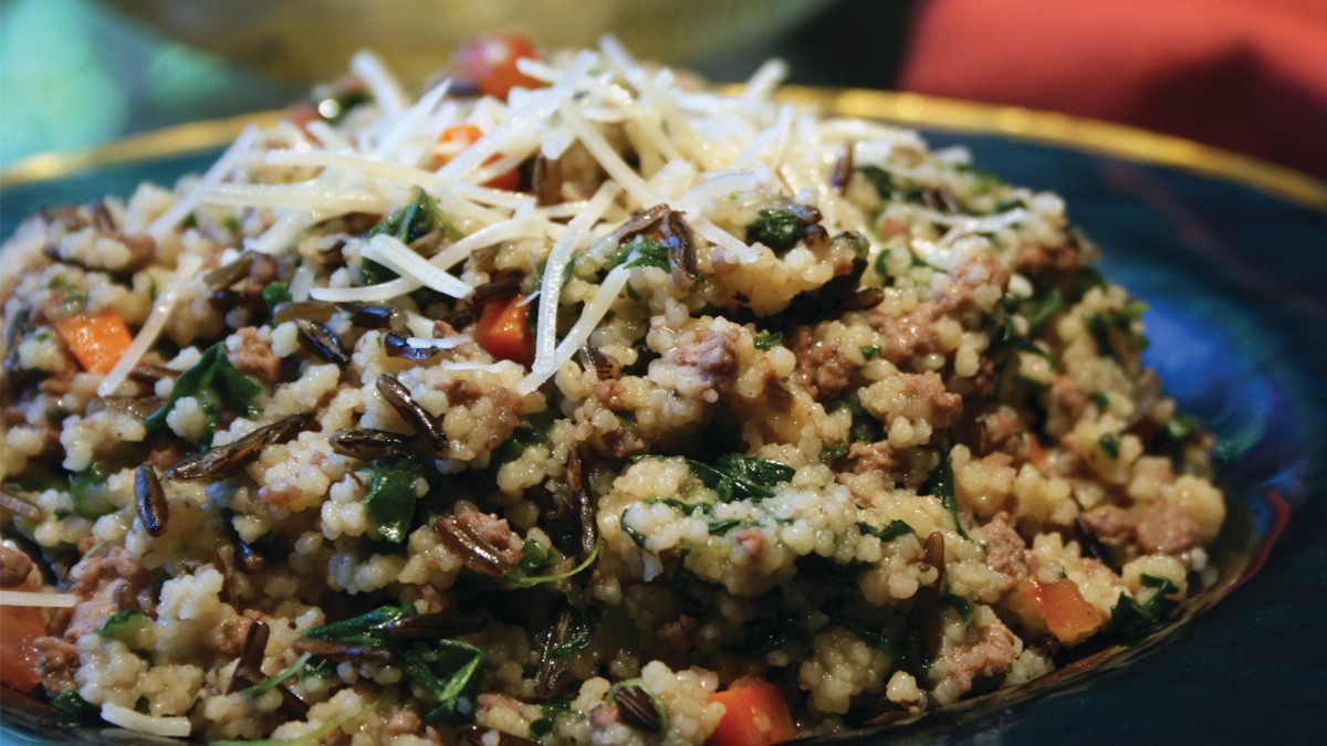 Image of Wild Rice Risotto Bolognese