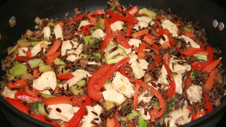 Image of Wild Rice Chicken Stir-Fry