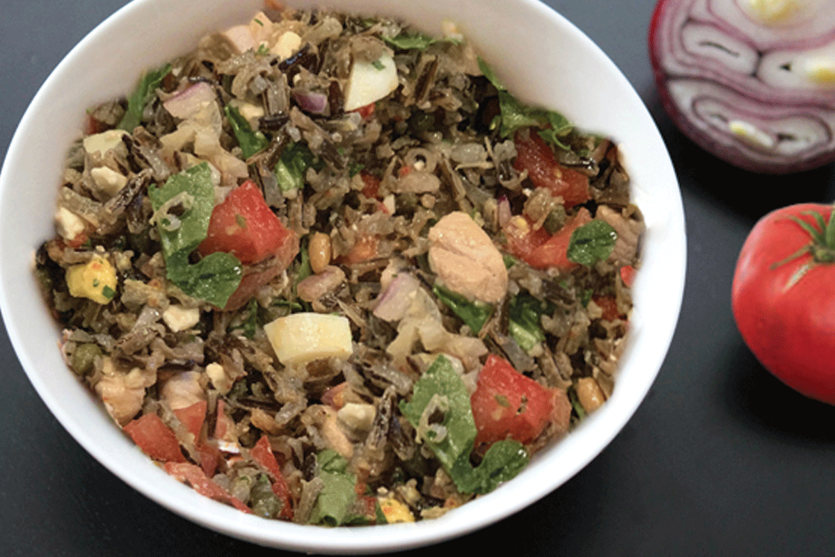 Image of Wild Rice & Pork Salad Gribiche
