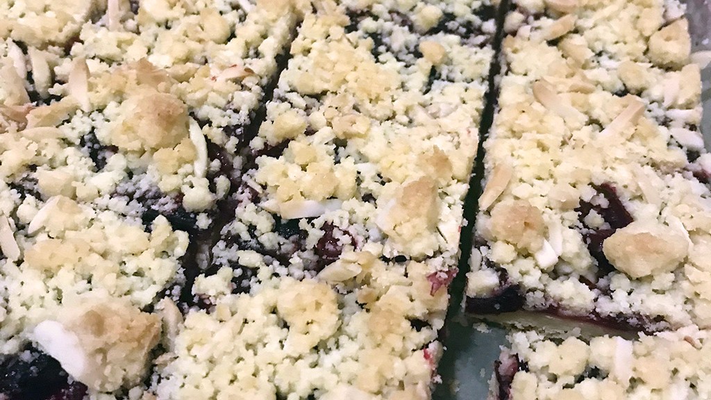 Image of Cranberry Almond Shortbread Bars