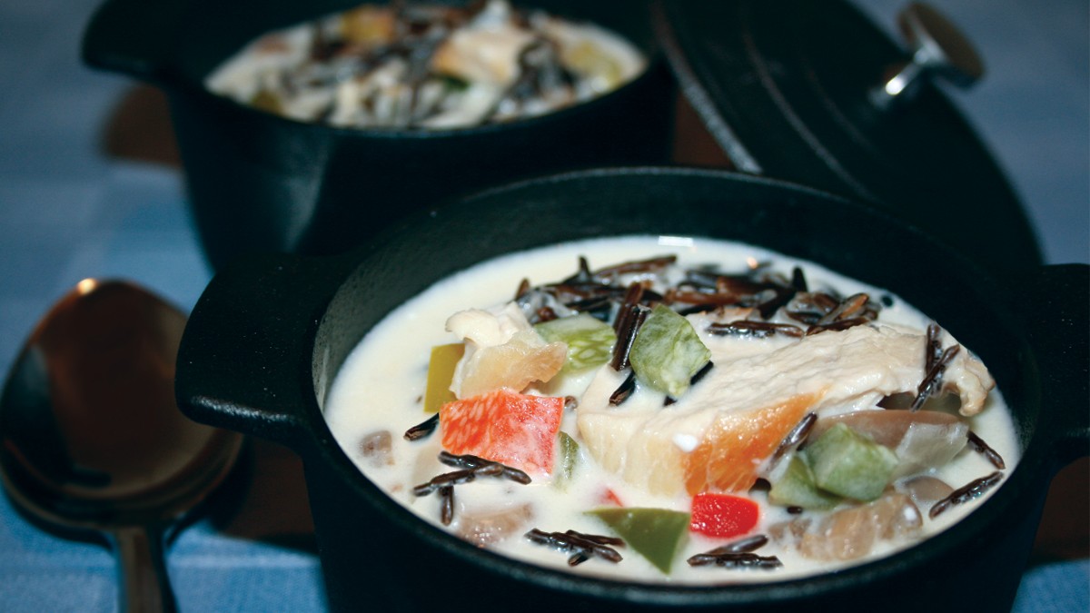 Image of Wild Rice Chicken Cheesesteak Soup