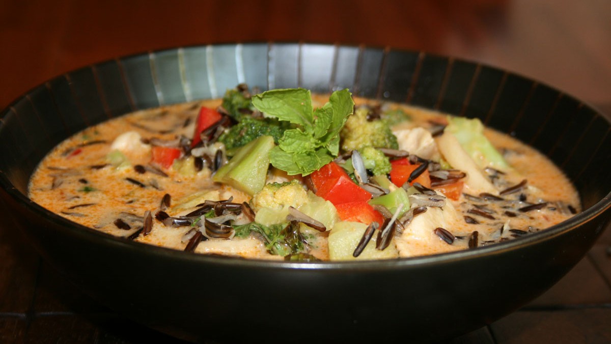 Image of Thai Wild Rice & Chicken Soup