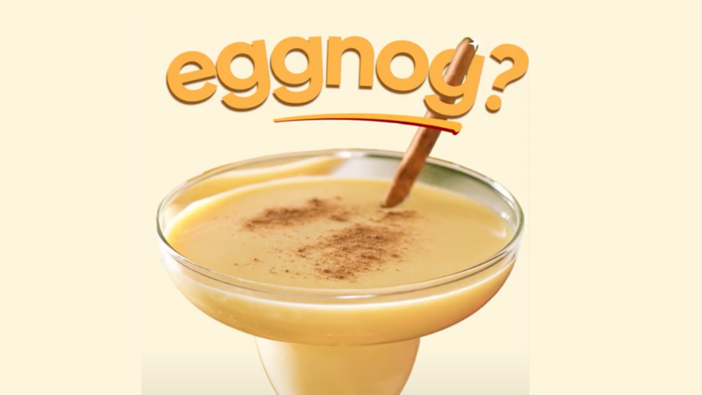 Image of Christmas Eggnog Cocktail