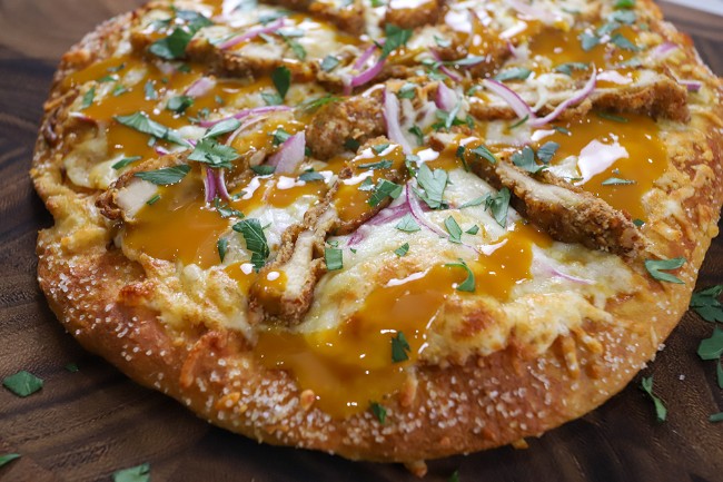 Image of Honey Mustard Chicken Pretzel Pizza