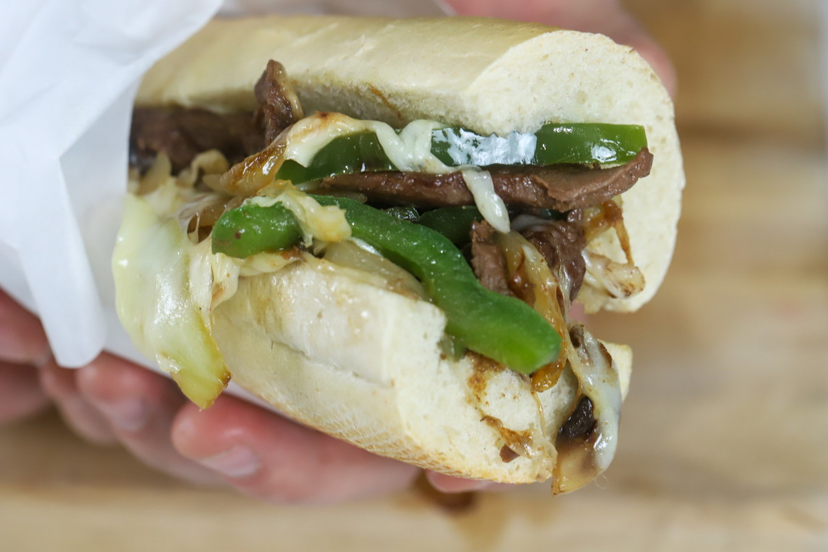 Venison Philly Cheesesteak