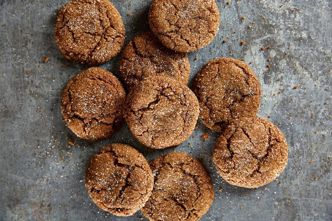 Image of Gingerbread Molasses Cookies w/ Homemade Eggnog